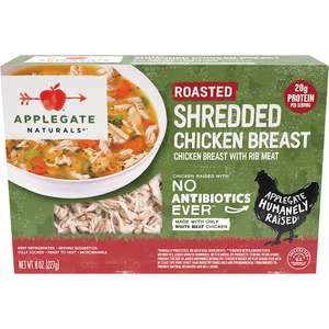 Applegate Naturals Roasted Shredded Chicken Front of Package