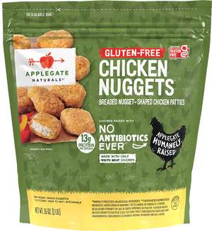 Natural Gluten Free Chicken Nuggets 16oz Front 00025317055192 Tbd