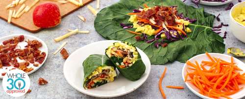Curried Egg Salad Bacon Wrap Recipe