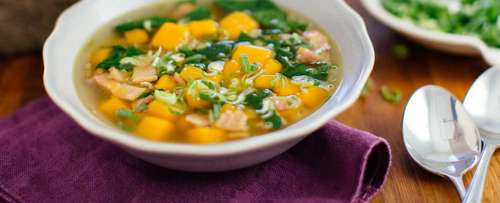 Bacon, Squash And Quinoa Chowder