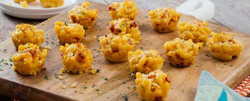 Bacon Mac Cheese Bites