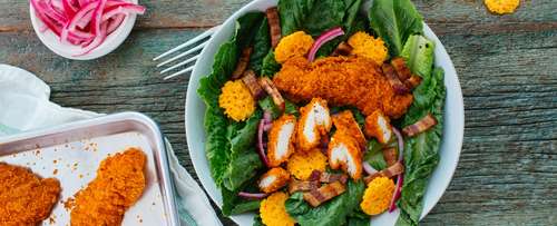 Spicy Chicken Bacon Cheddar Salad