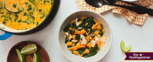 Thai Style Red Curry Chicken Soup Recipe