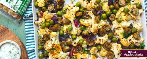 Roasted Sausages With Cauliflower Recipe