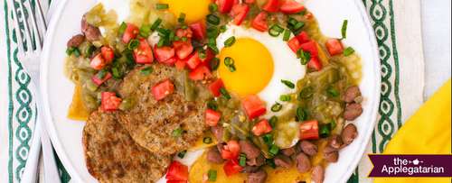 Green Chile Huevos Rancheros