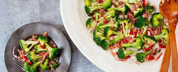 Garlicky Broccoli And Salami Recipe