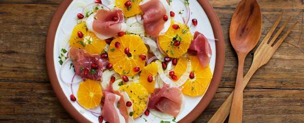 Orange Fennel Proscuitto Salad