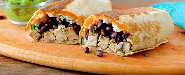 Make Ahead Chicken Burrito