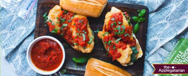 Chicken Parm With Broccoli Rabe Using Applegate Tenders