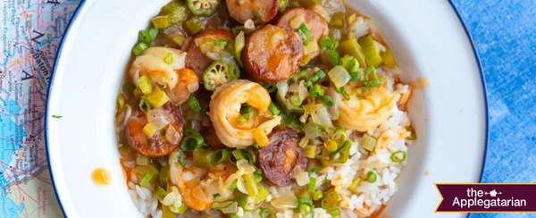 Gumbo With Shrimp And Applegate Sausage