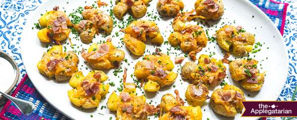 Bacon Cheddar Ranch Smashed Potatoes Recipe 