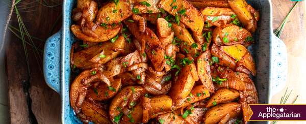 Golden Potatoes with Paprika and Onions Recipe
