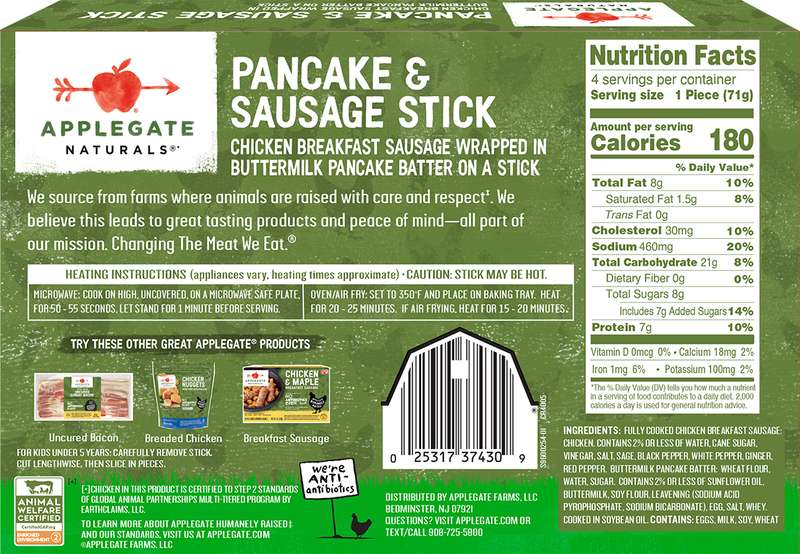 Products - Breakfast Sausage - Applegate Naturals® Pancake & Chicken ...
